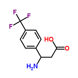 3-amino-3-(4-trifluoromethyl-phenyl)-propionic acid Structure