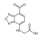 2-[(4-nitro-2,1,3-benzoxadiazol-7-yl)amino]acetic acid Structure