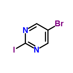 5-溴-2-碘嘧啶结构式