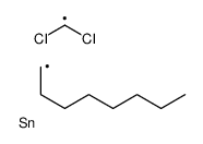 dichloromethyl(octyl)stannane Structure
