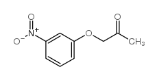 1-(3-硝基苯氧基)-2-丙酮结构式