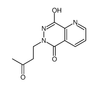 6-(3-oxobutyl)-7H-pyrido[2,3-d]pyridazine-5,8-dione结构式