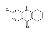 9-Acridinamine, 1,2,3,4-tetrahydro-6-methoxy-结构式