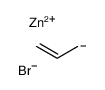 bromozinc(1+),prop-1-ene Structure