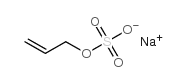 Sulfuric acid,mono-2-propen-1-yl ester, sodium salt (1:1) Structure