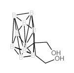 1,2-Dicarbadodecaborane(12)-1,2-dimethanol Structure