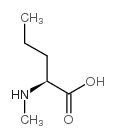 N-METHYL-L-NORVALINE HYDROCHLORIDE结构式