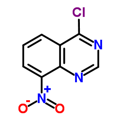 4-氯-8-硝基喹唑啉结构式