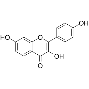 3,7,4'-trihydroxyflavone Structure