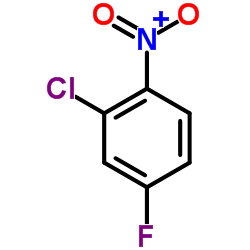 2-Chloro-4-fluoronitrobenzene structure