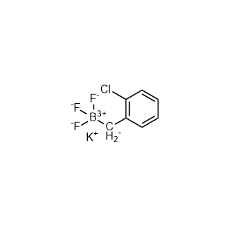 Potassium (2-chlorobenzyl)trifluoroborate Structure