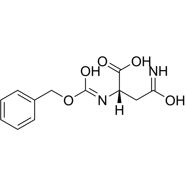 N-CBZ-L-天冬酰胺结构式