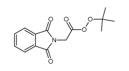 tert-butyl 2-(1,3-dioxoisoindolin-2-yl)ethaneperoxoate结构式