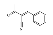 α-benzal-β-ketobutyronitrile结构式