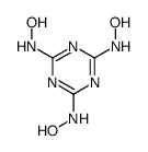 2,4,6-tris(hydroxyamino)-1,3,5-triazine Structure