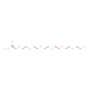 Cl-PEG6-acid结构式