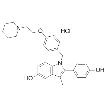Pipendoxifene盐酸盐结构式