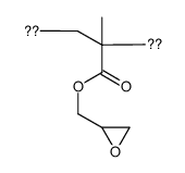 聚甲基丙烯酸缩水甘油酯结构式