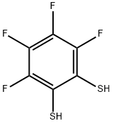 3,4,5,6-tetrafluoro-1,2-benzenedithiol结构式