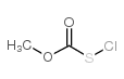 Methoxycarbonylsulfenyl chloride structure