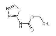 Carbamic acid,1,3,4-thiadiazol-2-yl-, ethyl ester (9CI)结构式