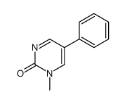 1-Methyl-5-phenyl-2(1H)-pyrimidinone结构式