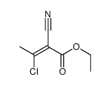 ethyl 3-chloro-2-cyanobut-2-enoate结构式