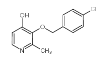 3-[(4-氯苄基)氧基]-2-甲基吡啶-4-醇结构式