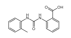 2-(3-(o-tolyl)ureido)benzoic acid结构式