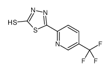 5-[5-(三氟甲基)吡啶-2-基]-1,3,4-噻二唑-2-硫醇结构式
