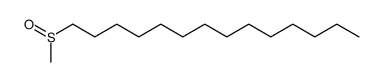 Tetradecane, 1-(methylsulfinyl)- structure