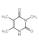 2,4(1H,3H)-Pyrimidinedione,3,5,6-trimethyl-结构式