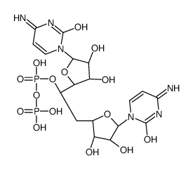 4-Amino-1-{6-[(2R,3S,4R,5R)-5-(4-amino-2-oxo-1(2H)-pyrimidinyl)-3 ,4-dihydroxytetrahydro-2-furanyl]-6-deoxy-5-O-[hydroxy(phosphonoo xy)phosphoryl]-β-D-allofuranosyl}-2(1H)-pyrimidinone Structure