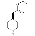 2-哌啶-4-亚甲基乙酸乙酯结构式