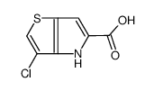 3-氯-4H-噻吩并[3,2-b]吡咯-5-羧酸结构式