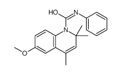 6-methoxy-2,2,4-trimethyl-N-phenylquinoline-1-carboxamide结构式