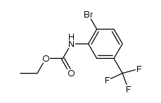 ethyl (2-bromo-5-(trifluoromethyl)phenyl)carbamate Structure