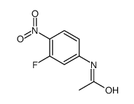 N-(3-氟-4-硝基苯基)乙酰胺结构式