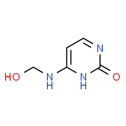 2(1H)-Pyrimidinone, 4-(hydroxymethylamino)- (9CI) Structure