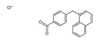 1-[(4-nitrophenyl)methyl]quinolin-1-ium,chloride Structure