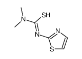 1,1-dimethyl-3-(1,3-thiazol-2-yl)thiourea结构式