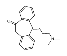 N,Ndimethyl-3-(10,11-dihydro-10-oxo-5H-dibenzo[a,d]cycloheptene)-Δ5,γ-propylamine Structure