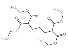 1,1,5,5-tetraethyl pentane-1,1,5,5-tetracarboxylate结构式