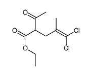 ethyl 2-acetyl-5,5-dichloro-4-methylpent-4-enoate Structure