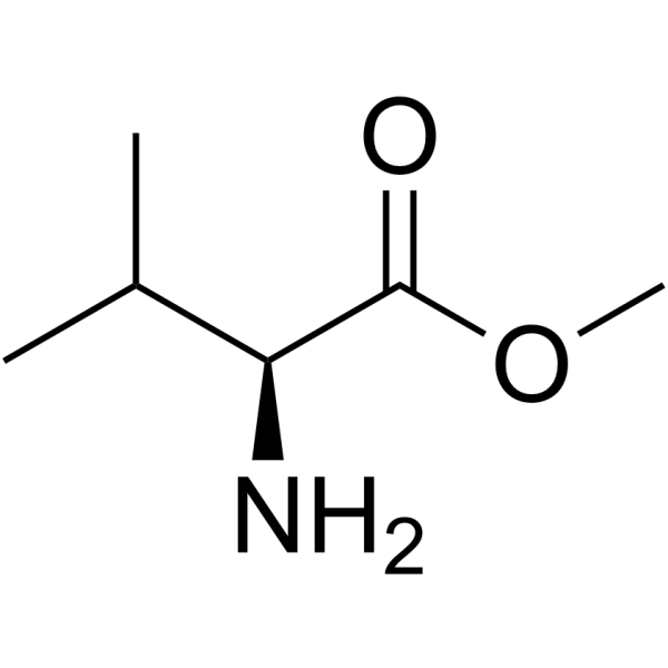 L-缬氨酸甲酯结构式