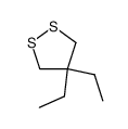 4,4-diethyl-1,2-dithiolane结构式
