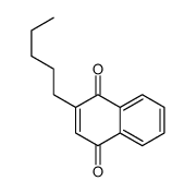 2-pentylnaphthalene-1,4-dione结构式