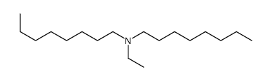 N-ethyl-N-octyloctan-1-amine Structure