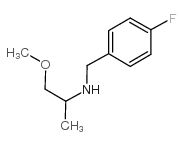 (4-氟-苄基)-(2-甲氧基-1-甲基-乙基)-胺盐酸盐结构式