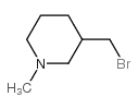 3-(溴甲基)-1-甲基哌啶结构式